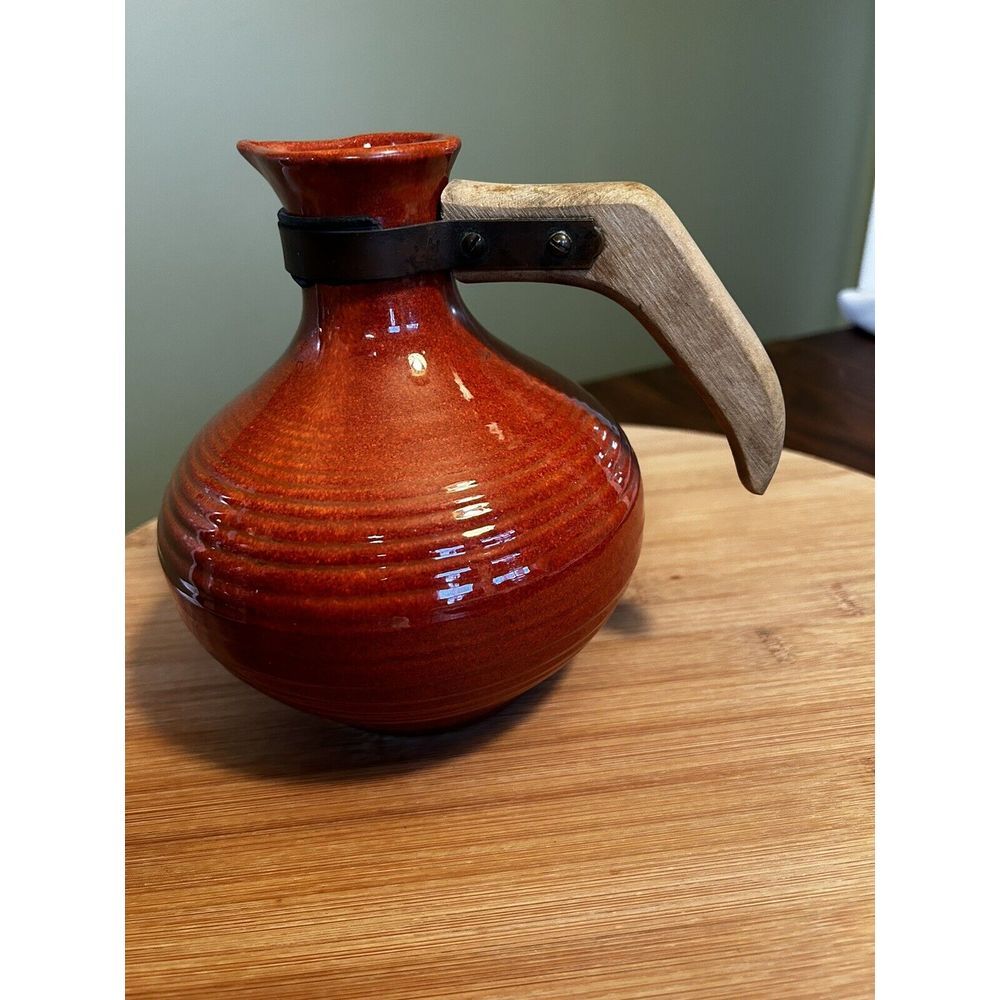 BAUER Monterey Coffee Server Color Red‎ Brown 1935-1944 Vintage